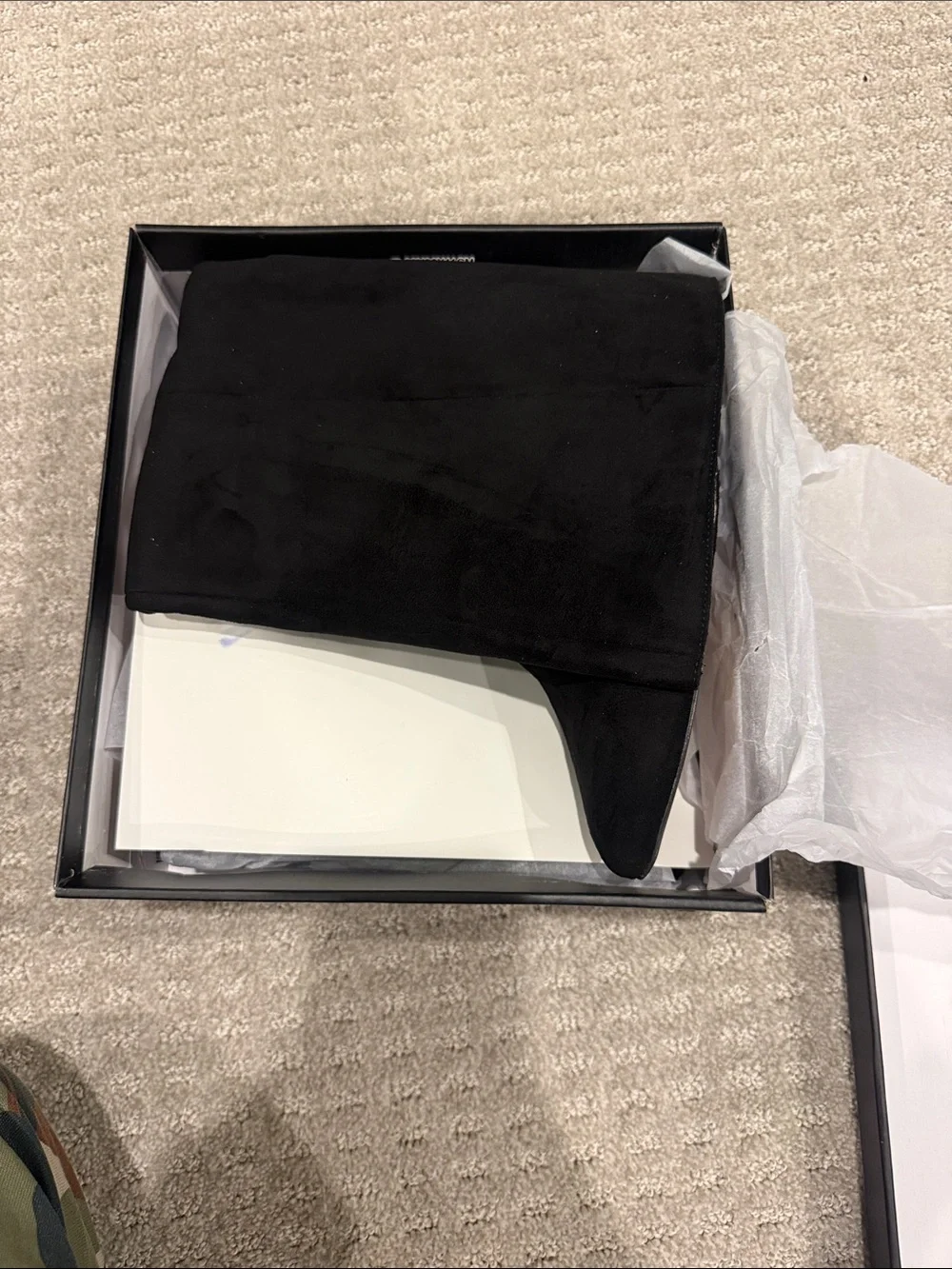 Luxury Black Velvet Throw Pillow - Unbranded